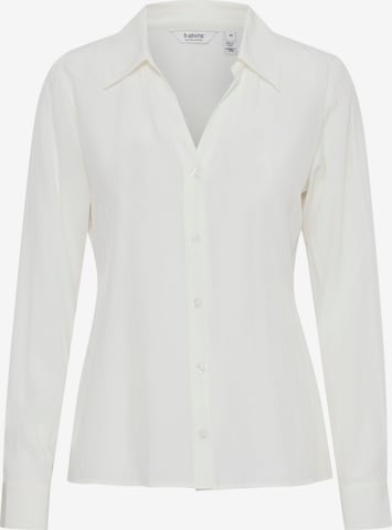 b.young Blouse 'Hubba' in Wit: voorkant