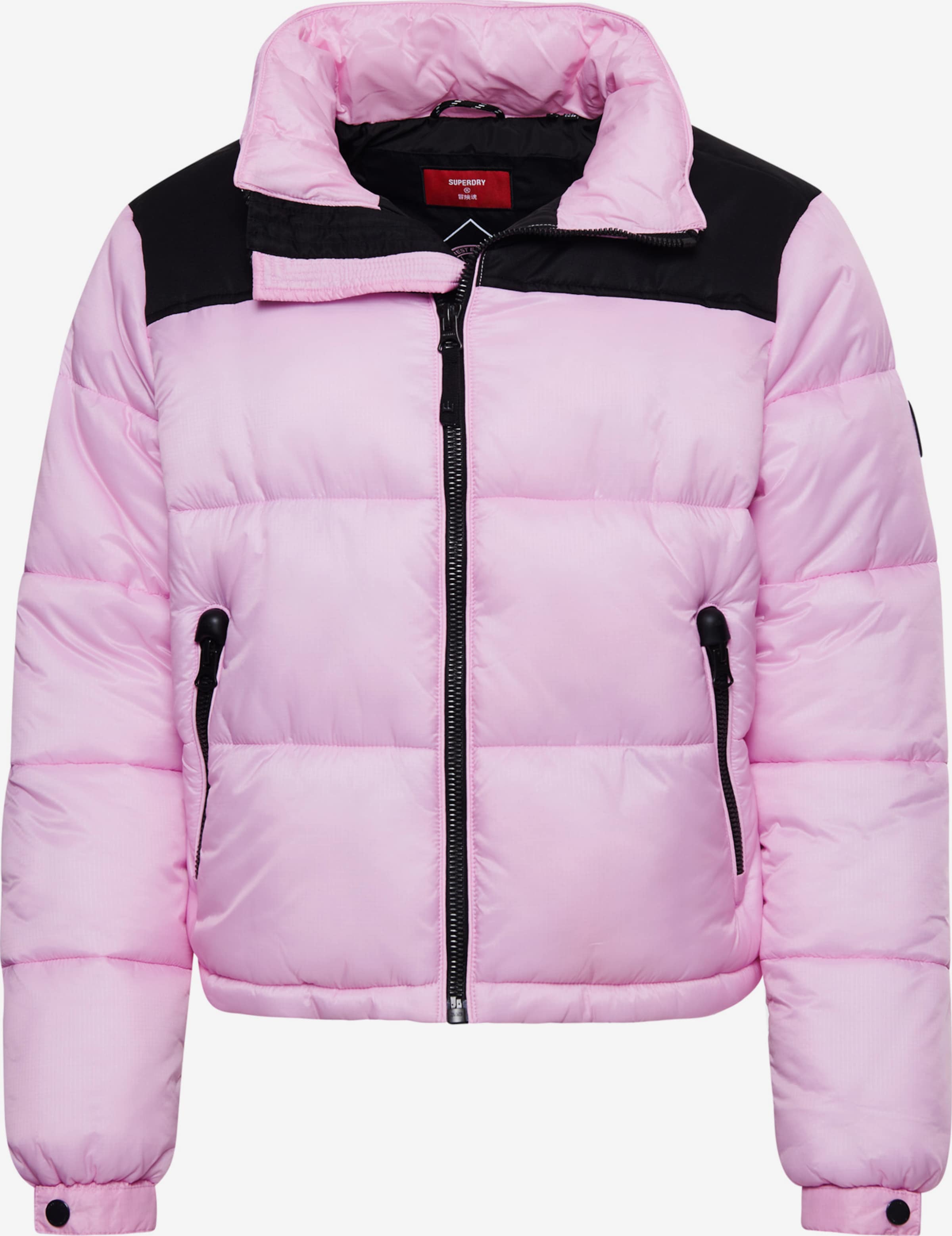 Milieuvriendelijk aantrekkelijk bovenste Superdry Winterjas in Pink | ABOUT YOU