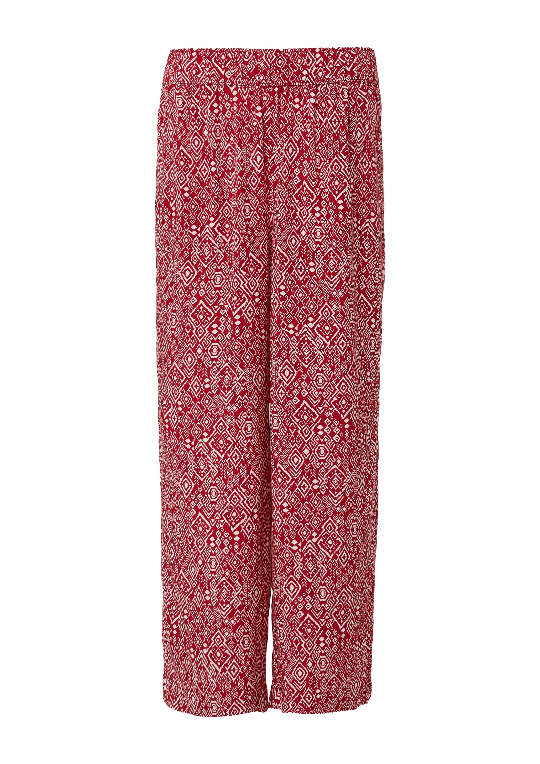 s.Oliver Wide Leg Hose in Rot: Vorderseite