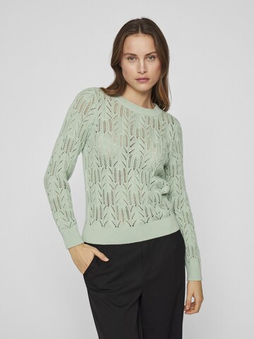 VILA Sweater 'VICotti' in Green: front