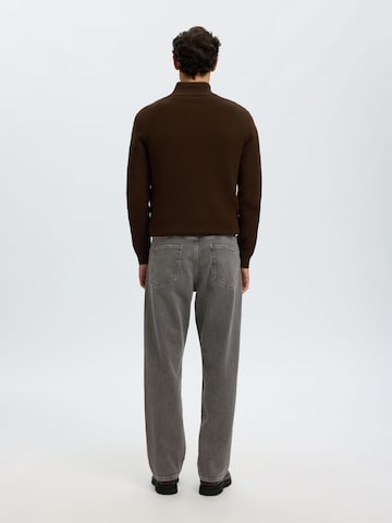 SELECTED Loose fit Jeans 'SLH220 Ben' in Grey