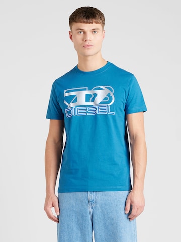 DIESEL Shirt 'T-DIEGOR-K74' in Blue: front