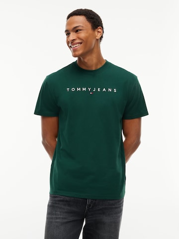 Tommy JeansMajica - zelena boja: prednji dio