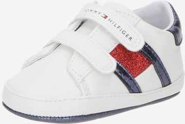 Scarpina primi passi di TOMMY HILFIGER in bianco: frontale