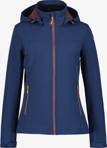 ICEPEAK Outdoor Jacket in Blue: front