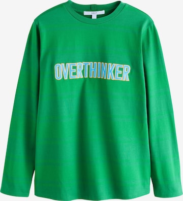 Next Collegepaita värissä vihreä: etupuoli