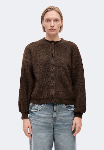 ABOUT YOU Gebreid vest 'Noa' in Bruin: voorkant
