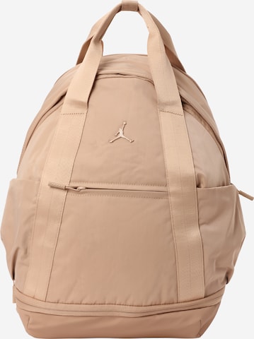 Jordan Backpack 'ALPHA' in Brown: front