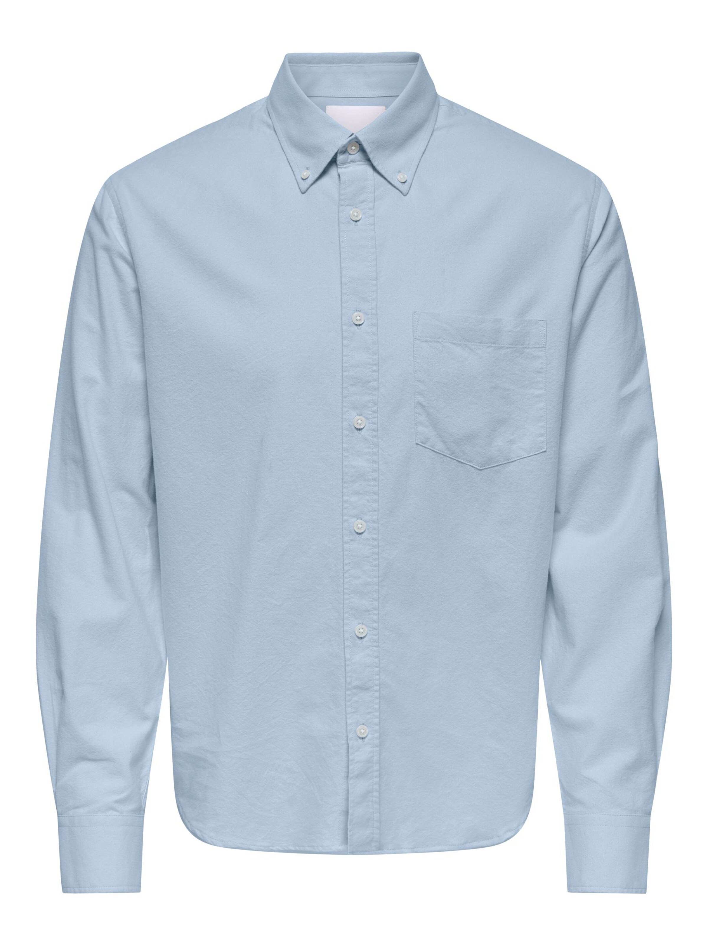 Camicia di Only & Sons in blu: frontale