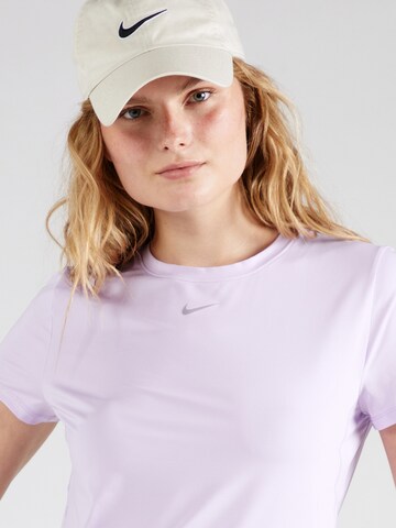 NIKE Functioneel shirt 'ONE CLASSIC' in Lila