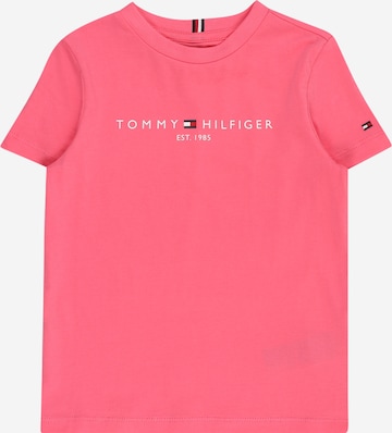 TOMMY HILFIGER Koszulka 'ESSENTIAL' w kolorze różowy: przód