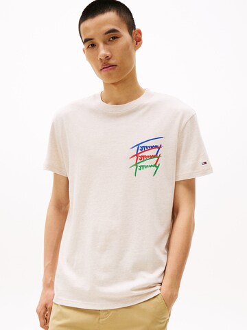 Tommy Jeans T-Shirt in Beige: Vorderseite