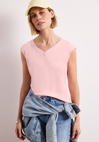 STREET ONE Shirt in Pink: front