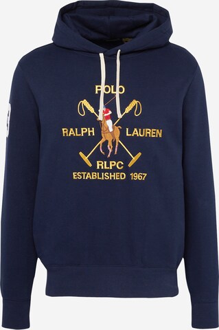 Polo Ralph Lauren Bluzka sportowa w kolorze niebieski: przód