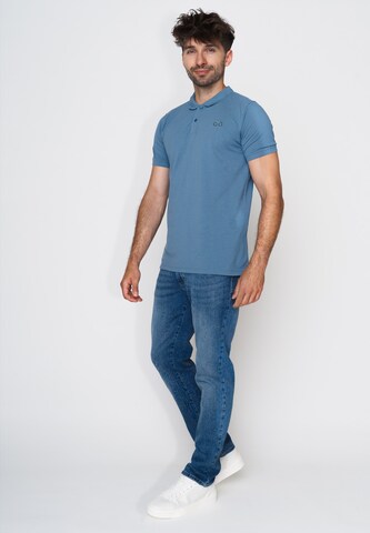 GREENBOMB Shirt 'Bike Vintage' in Blue