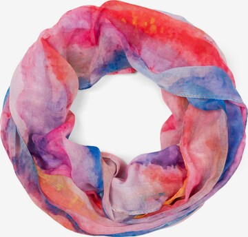 styleBREAKER Schlauchschal 'Loop Aquarell Farbverlauf' in Rot: Vorderseite