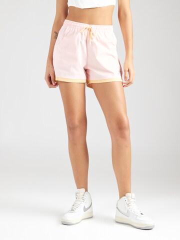 Jordan Regular Trousers in Pink: front