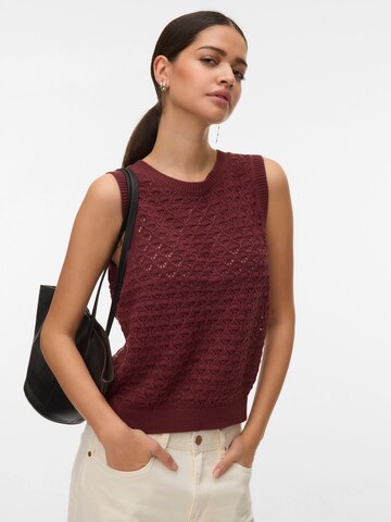 VERO MODA Trui 'VMJaqueline' in Rood: voorkant
