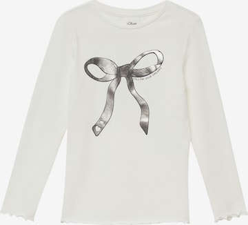 s.Oliver Shirt in Beige: voorkant