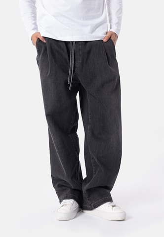 Elias Rumelis Wide Leg Jeans 'Lex' in Grau: Vorderseite
