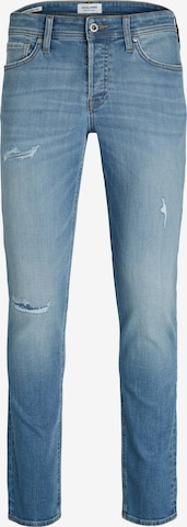 JACK & JONES - Skinny Calças de ganga 'TIM' em azul: frente