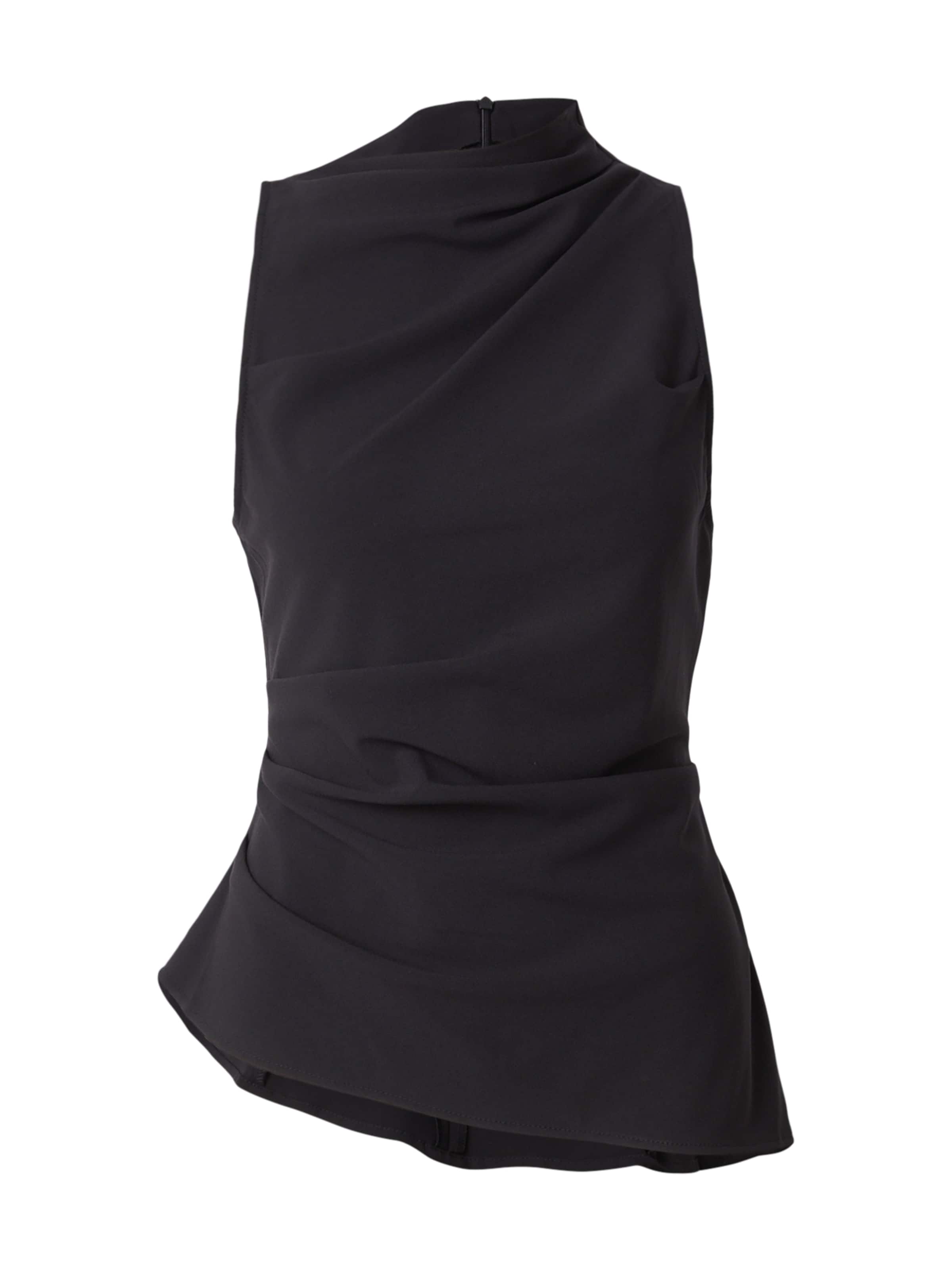 WEEKDAY - Blusa 'Fauna' en negro: frente