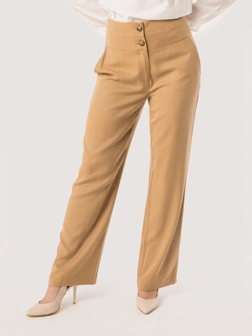 Regular Pantalon Quiosque en beige