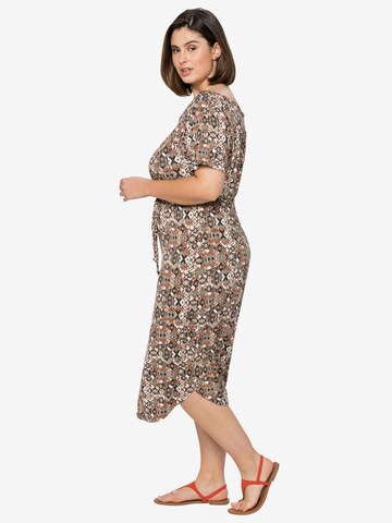 SHEEGO Beach Dress in Brown