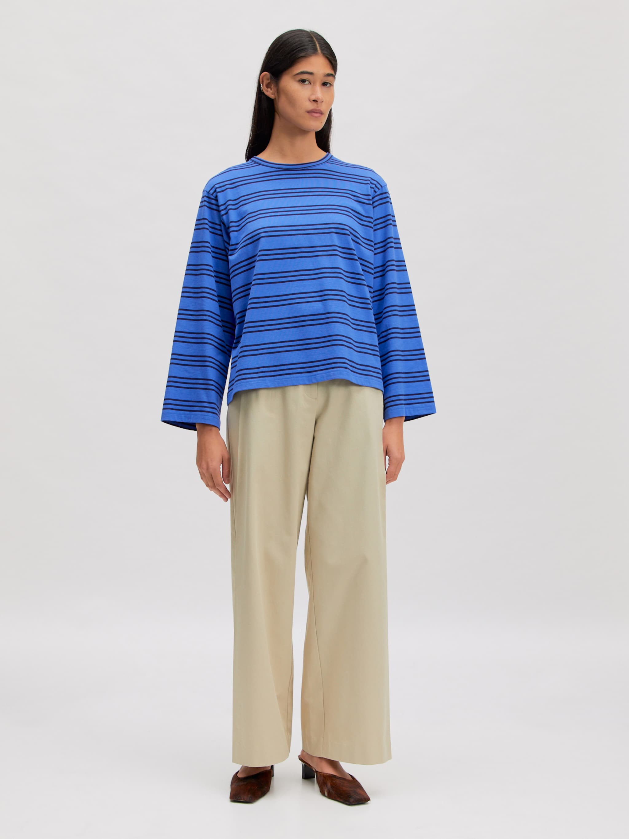 EDITED Nieuwigheden Shirt 'Verlee' Blauw