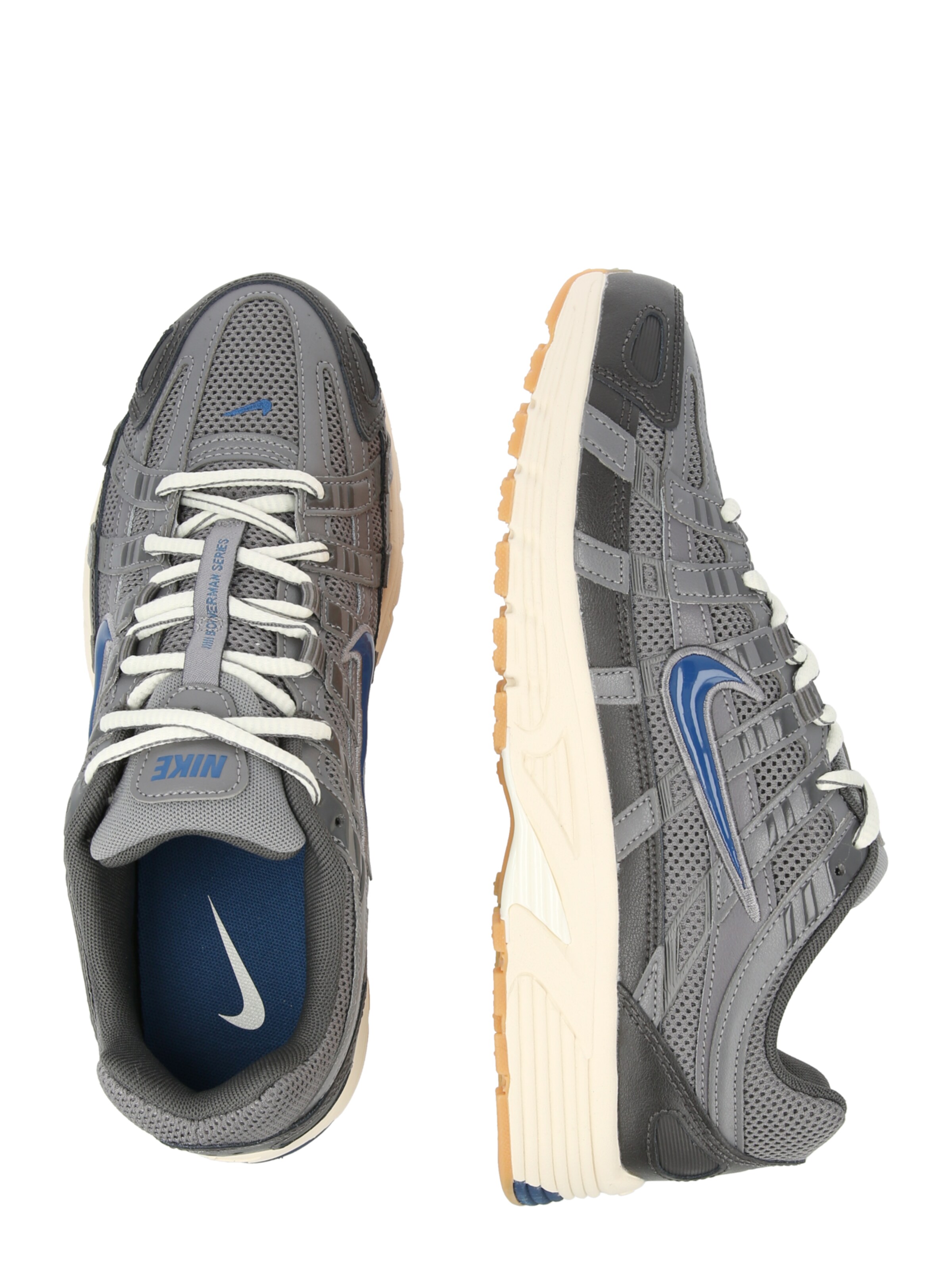 Nike Sportswear Низкие кроссовки 'P-6000' в Серый