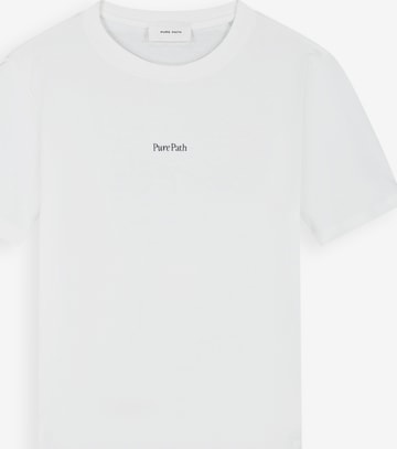 Pure Path Shirt in Weiß: Vorderseite
