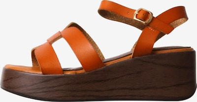 Super Mode Sandale 'Hohe Riemchensandalen von R and BE' in 36 in orange, Produktansicht