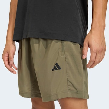 ADIDAS PERFORMANCE Regular Workout Pants in Green