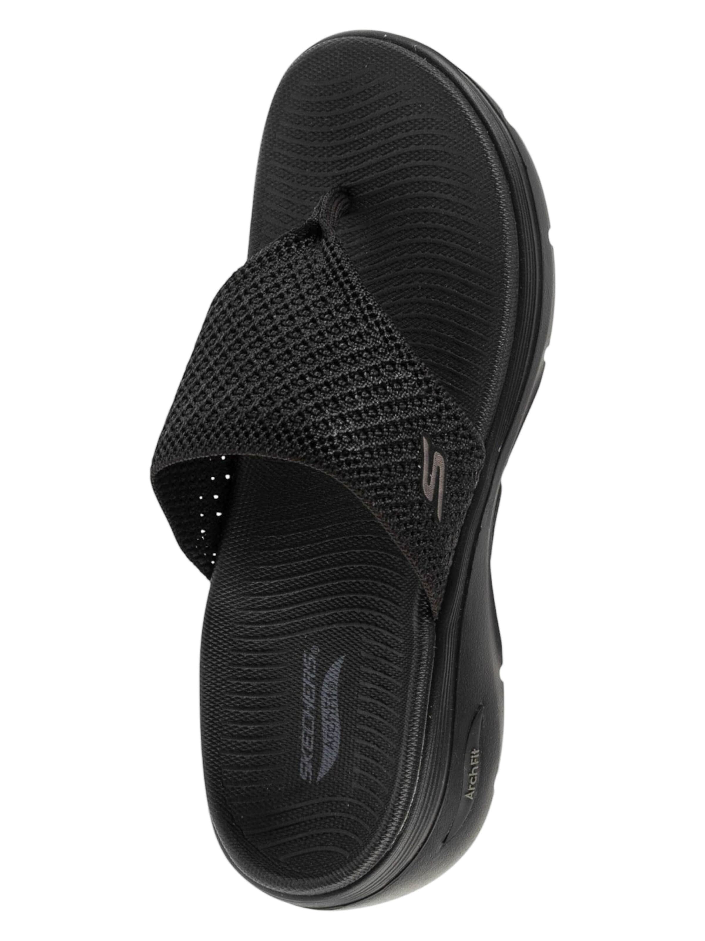 SKECHERS Teenslipper 'Skechers Go Walk Arch Fit 2.0 Sandal - Carrie' in Zwart