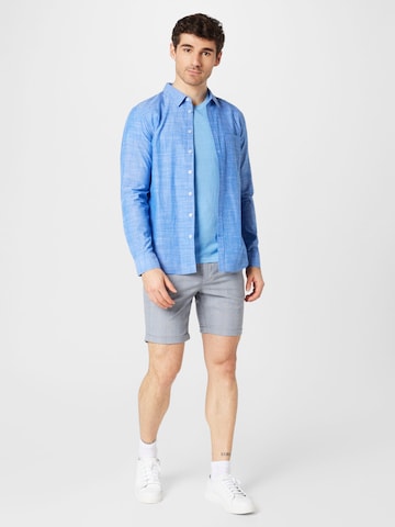 ABOUT YOU Regular fit Overhemd 'Dylan' in Blauw