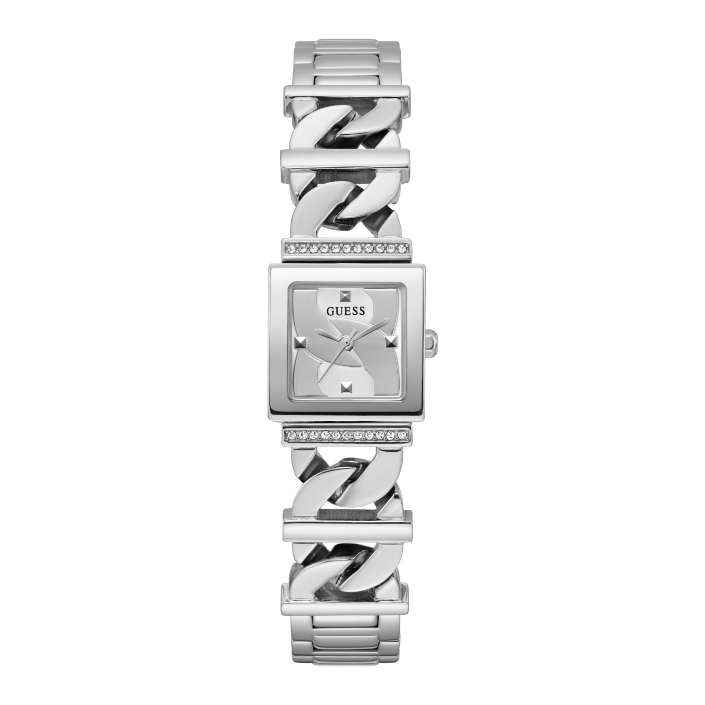GUESS Uhr 'Runaway' in Silber: Vorderseite