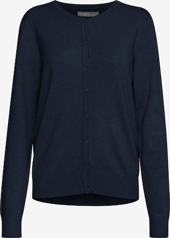 b.young Knit Cardigan in Blue: front