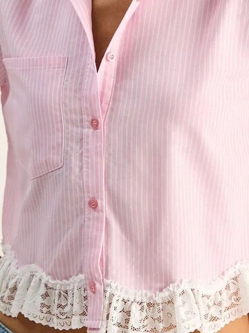 Camicia da donna di Bianco Lucci in rosa