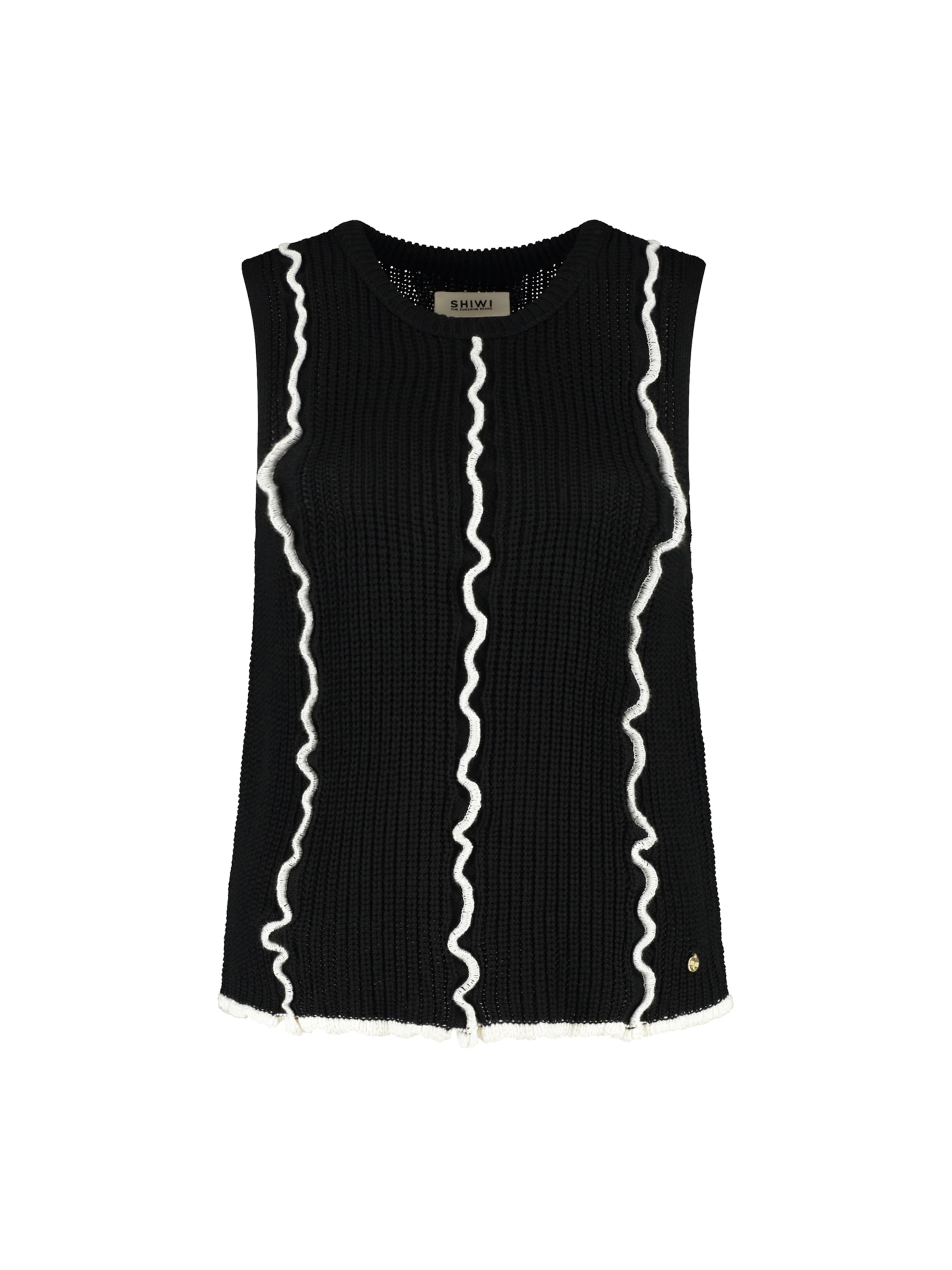 Shiwi - Top de malha 'Harley' em preto: frente