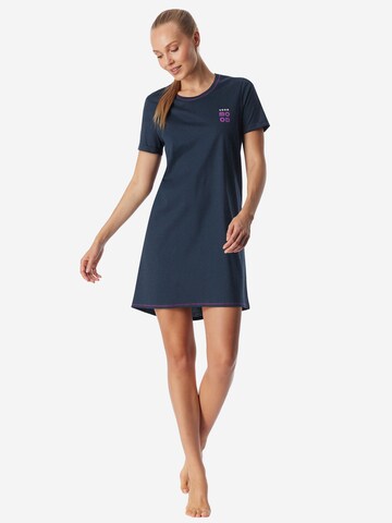 Chemise de nuit ' Casual Essentials ' SCHIESSER en bleu