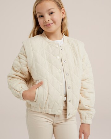 WE Fashion Übergangsjacke in Beige