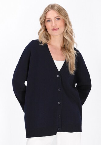 DreiMaster Maritim Gebreid vest in Blauw: voorkant