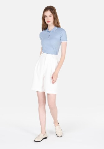 Wide Leg Pantalon à pince Colin's en blanc
