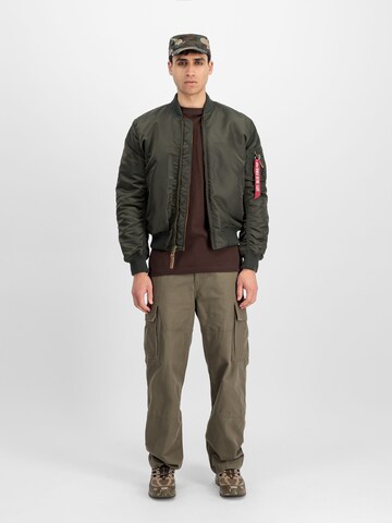 ALPHA INDUSTRIES Übergangsjacke 'MA-1 VF 59' in Schwarz
