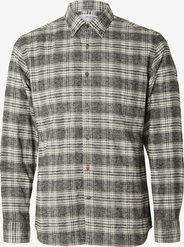 Chemise SELECTED HOMME en gris : devant