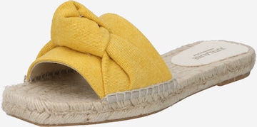 JUTELAUNE - Sapato aberto em amarelo: frente