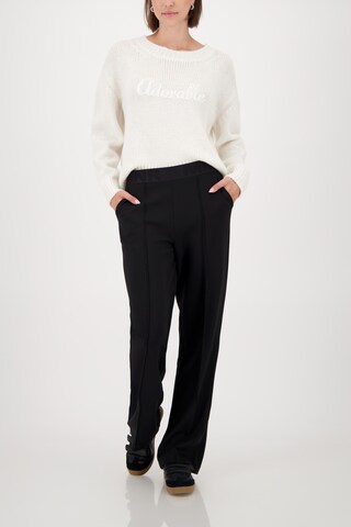 monari Regular Pleated Pants in Black