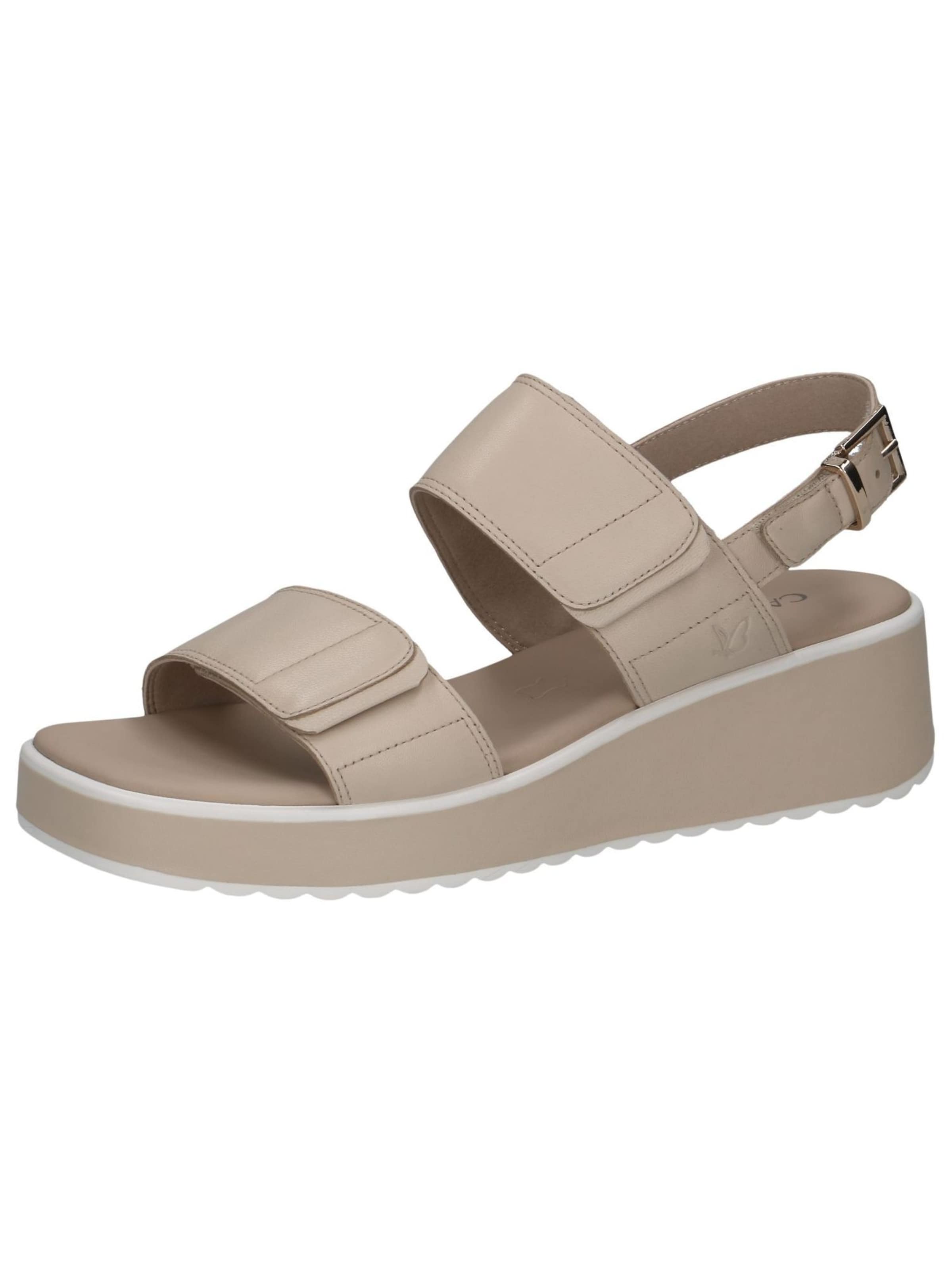 CAPRICE Sandals in Beige: front