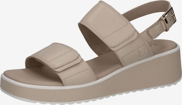 CAPRICE Sandale in Beige: Vorderseite