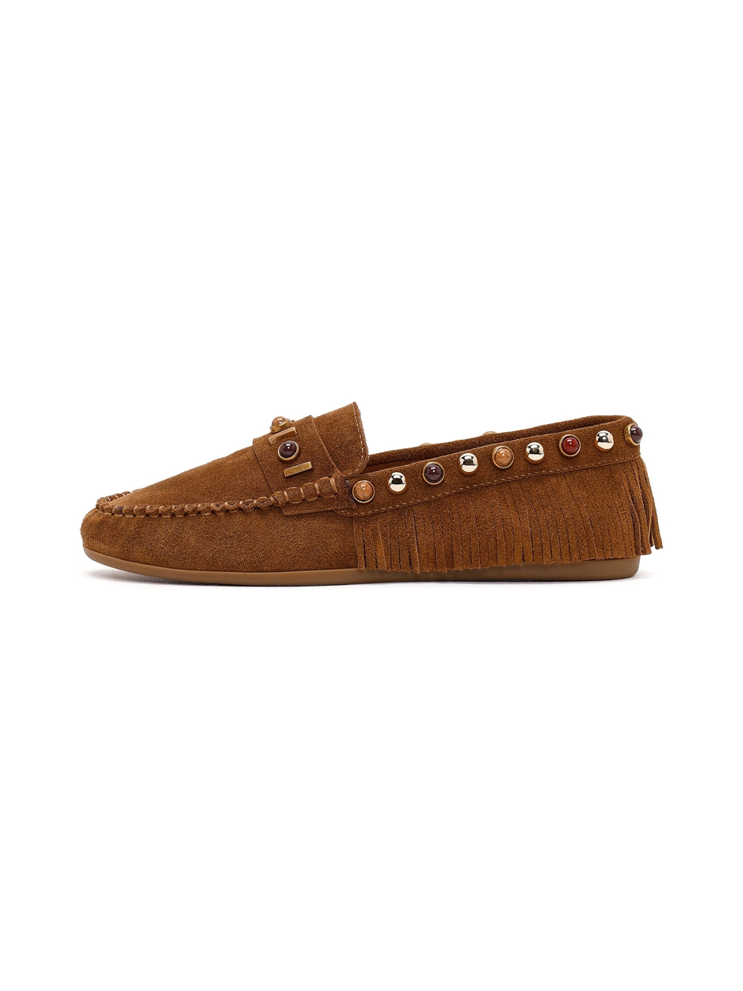 Derimod - Mocassins em castanho: frente